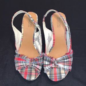 Mossimo Supply Co. plaid heel